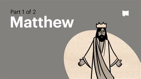 Gospel Of Matthew Summary Watch An Overview Video Part 1