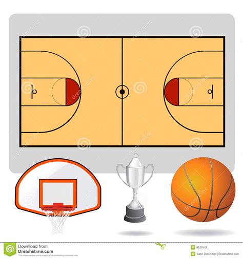 Off the grid and the ball is in your court. Basketballfeld, Kugel Und Nachrichtenvektor Stockbild ...