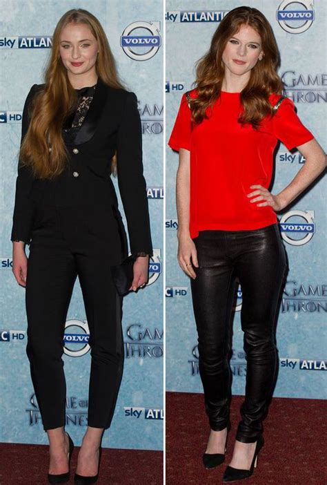 Sophie Turner And Rose Leslie Turn Heads At Game Of Thrones Season Four