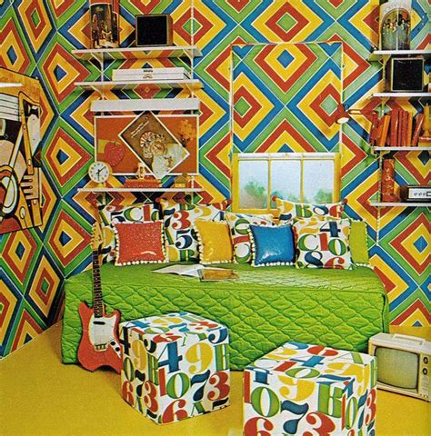 1971 bedroom design 70s interior vintage interior design vintage interiors colorful interiors
