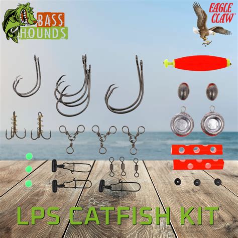 Eagle Claw Lps Catfish Terminal Kit Bass Hounds