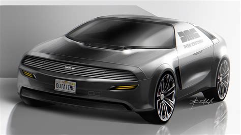 Designer Dreams Up A Modern Delorean Sports Car