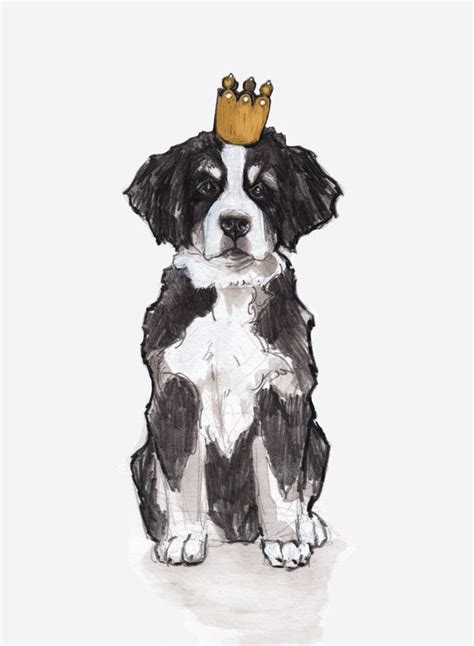 It would be bernie's burnese mountain dog! Bernese Mountain Dog | Dog drawing, Dog sketch, Dog art