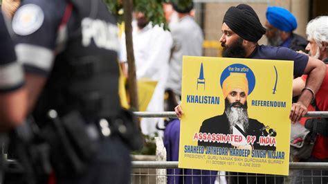 India Canada News Highlights Canadian Sikh Group Calls For Protests Outside Indian Diplomatic