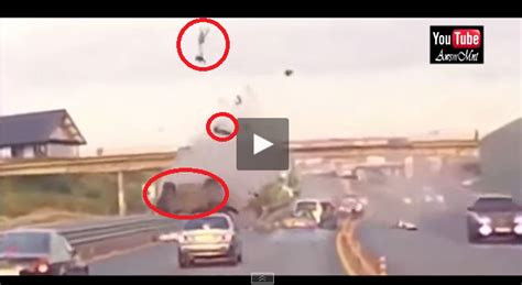 worst car accident ever recorded woman thrown 20 meters in the air top news 55