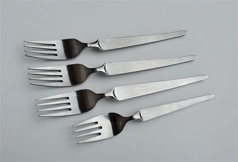 Stanley Roberts Sri Sienna Japan Flatware Set Of 4 Forks Stainless
