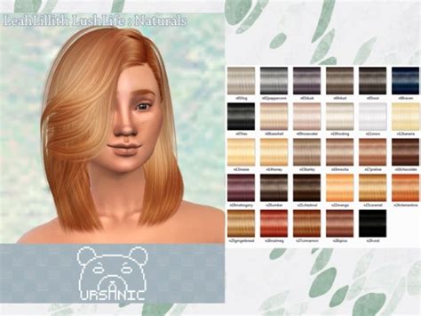 Sims 4 Hairs The Sims Resource Leahlillith`s Lush Life Hair