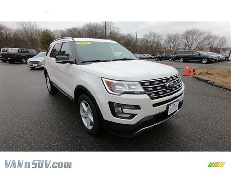 2017 Ford Explorer Xlt 4wd In Oxford White For Sale B12096 Vannsuv