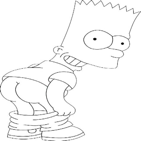 Bart Simpson Coloring Pages At Getdrawings Free Download