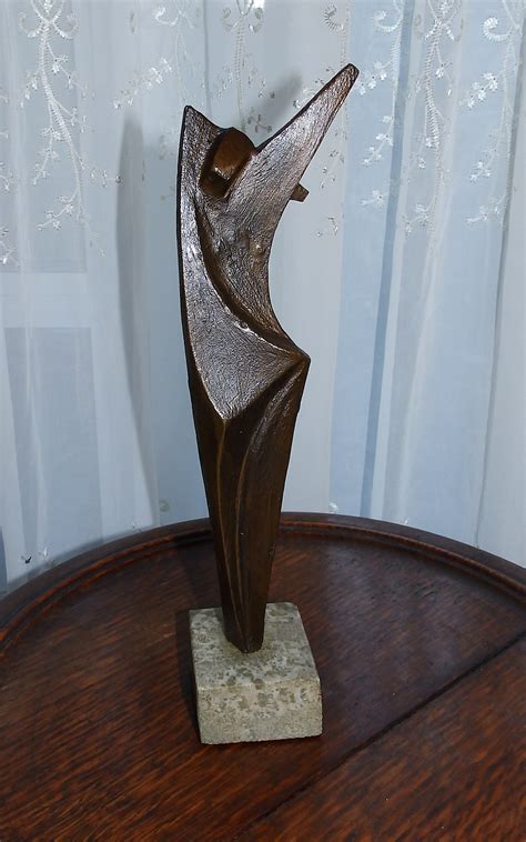 Cubist Modernist Sculpture A Good Nude Bronze Figure C Mid Century For Sale Antiques Com