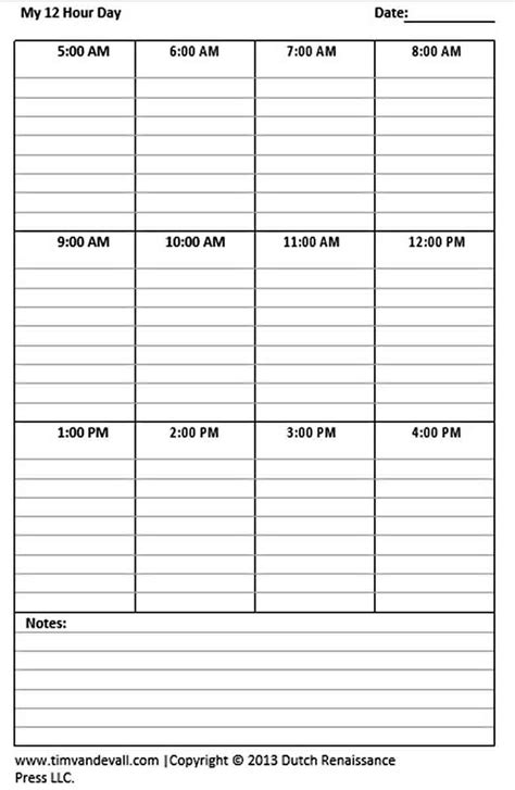 Blank 12 Hour Shift Schedule Templates Best Calendar Example