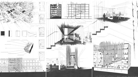 Presentation Architecture Drawing Presentation Design