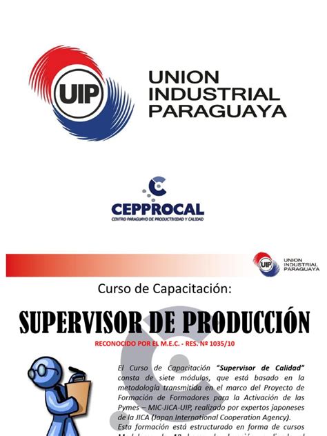Supervisor De Produccion Pdf Planificación Calidad Comercial