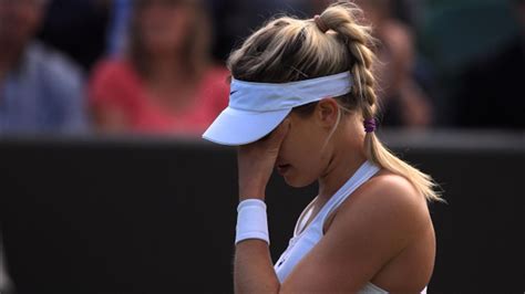 eugenie bouchard falls at first hurdle again eurosport