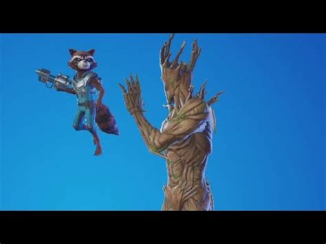 Venom skin gameplay review venom s backbling is secretly reactive venom built in emote pickaxe. GROOT BATTLE BROTHER Built in Emote - Fortnite - YouTube