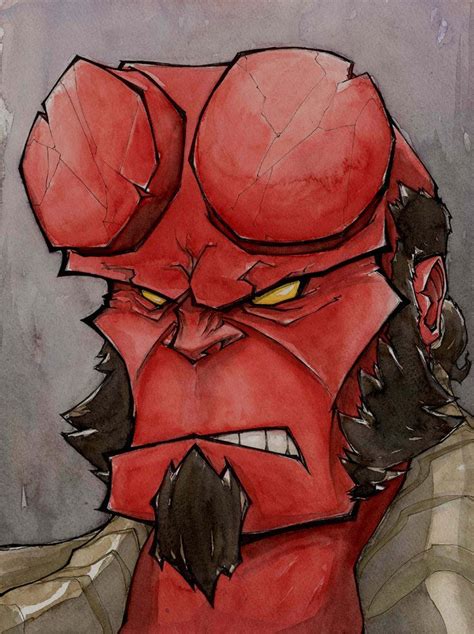 Hellboy Cartoon Art Styles Hellboy Art Cartoon Art