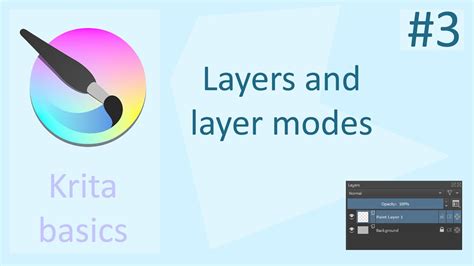 Krita Tutorial Basics Of Layers For Beginners Youtube