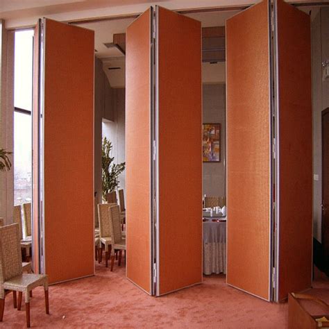 Sliding Folding Partition Walls Melamine Movable Wooden Partition Wall