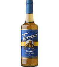 Torani Sugar Free Classic Hazelnut Syrup 750ml 340100 Island
