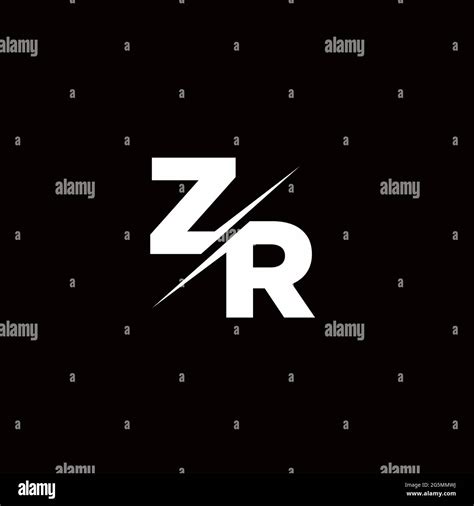 Logo Letter Monogram Slash With Modern Logo Designs Template On Black