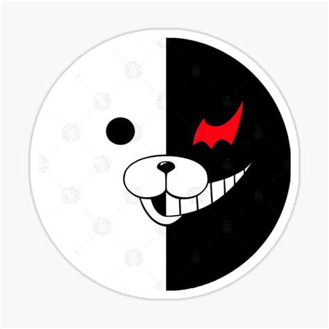 Monokuma Sticker For Sale By Briancook30380 Redbubble
