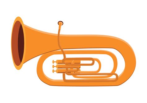Golden Tuba Vector Design Tuba Clipart Tuba Musical Wind Instrument