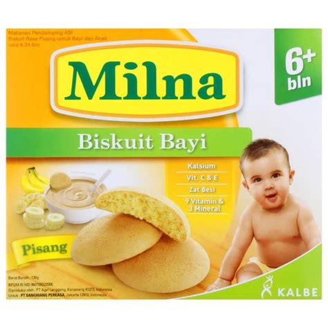 Milna Biskuit Bayi 6 Original 130 Gr Harga And Review Ulasan