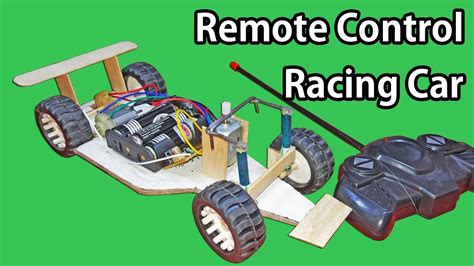 How To Make A Simple F1 Rc Car Remote Controlled Car At Home Youtube