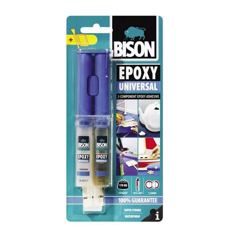 Bison Epoxy Universal Two Part Epoxy Adhesive Temad