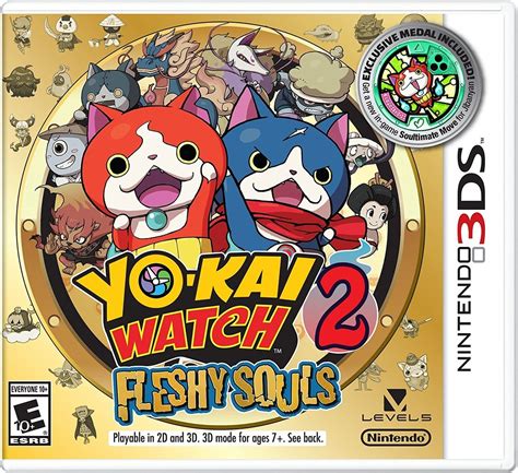 Yo Kai Watch 2 Fleshy Souls Nintendo 3ds