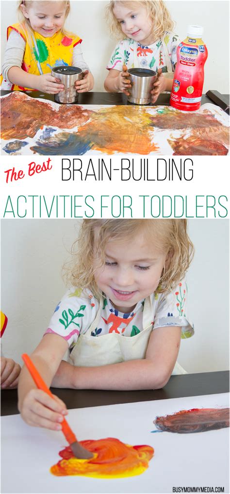 The Best Brain Building Activities For Toddlers Great Toddler Activity