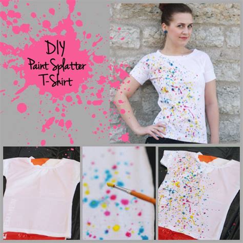 Paint Splatter Shirt Diy