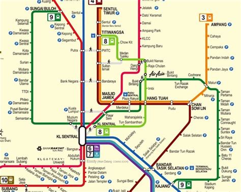 Please click to enlarge the map: MRT SBK Line / Route (Laluan) Sungai Buloh - Kajang Line