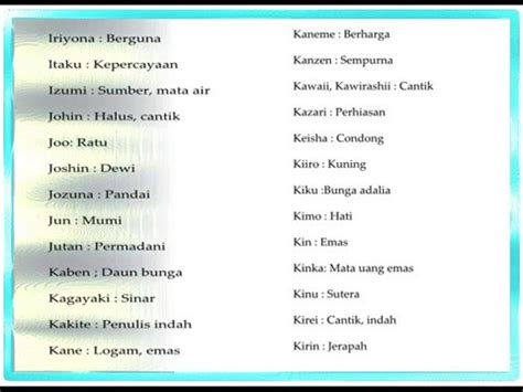 Memilih nama bayi perempuan islami modern tentunya tidak bisa dilakukan secara sembarangan. nama anak perempuan jepang - YouTube