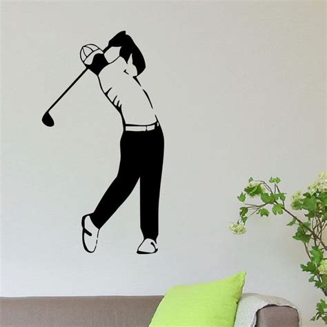 Golf Player Vinyl Wall Art Decal Sticker Overstock 10577963