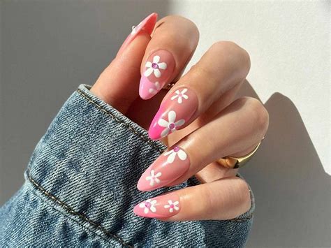 Pretty Pink Nail Designs For Acrylic Nails