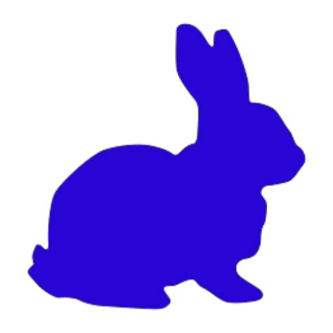 Hare Easter Bunny Clip Art Rabbit Silhouette Rabbit Png Download