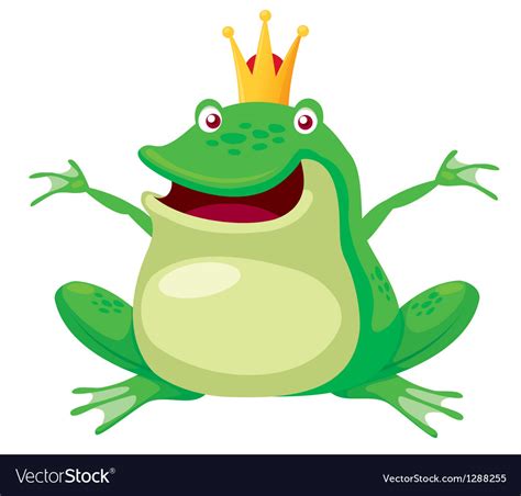 Frog Prince Royalty Free Vector Image Vectorstock