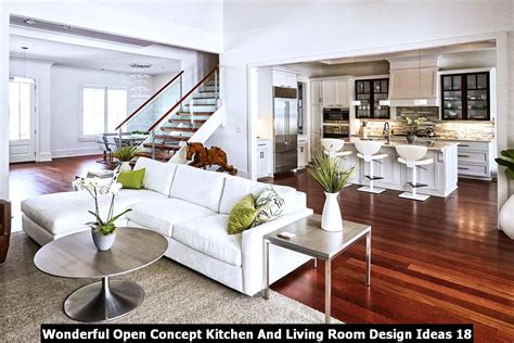 Wonderful Open Concept Kitchen And Living Room Design Ideas