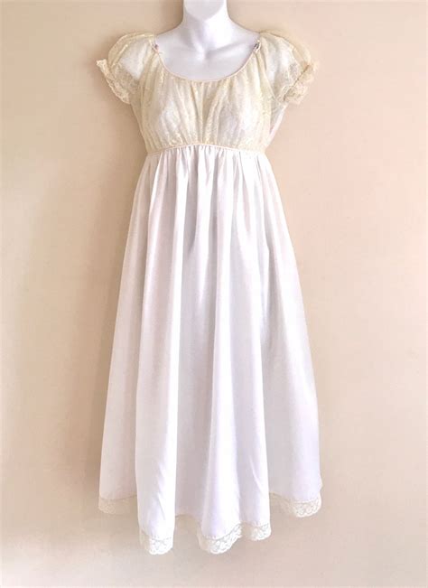 Princesscore Vintage Antique White Lace Dress Size Au 10 Etsy