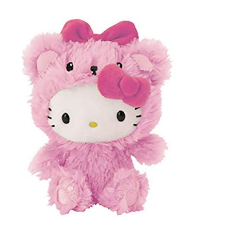 Hello Kitty Sanrio Furry Teddy Bear Costume Plush Toy Mascot Size 55