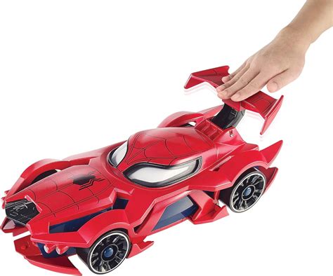Marvel Hot Wheels Spider Man Web Car Launcher Modelos Prefabricados Y