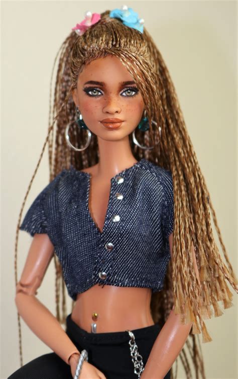 Aa Biracial Barbie Doll Repaint Ooak