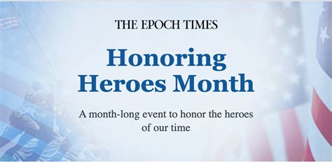 Honoring Heroes Month