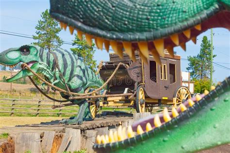 Your stop for delicious food, drinks, and lots of fun! Dinosaurs At Log Barn 1912 Throwback Roadside Attraction ...
