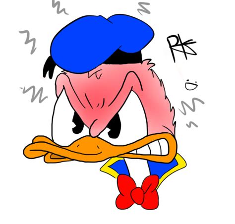 Angry Donald Duck By Iiih1tmaniii On Deviantart
