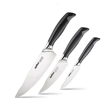 Zyliss Control Kitchen Knife Set Includes Paring Utility Chefs Knife