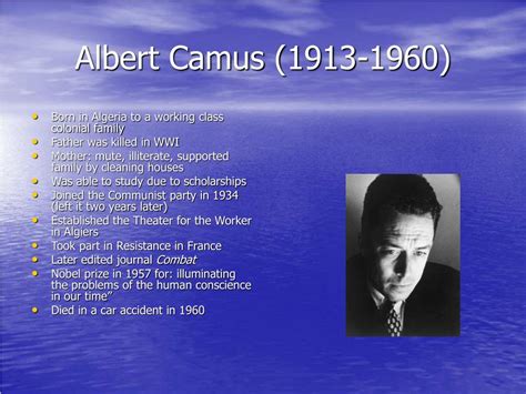Ppt Albert Camus Powerpoint Presentation Free Download Id1002457