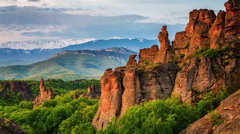 Скачать обои Belogradchik Rocks Stara Planina Bulgaria природа