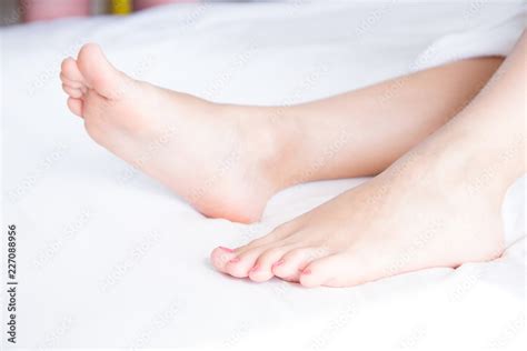 Perfect Clean Female Feet Beautiful And Elegant Womans Girl Foot